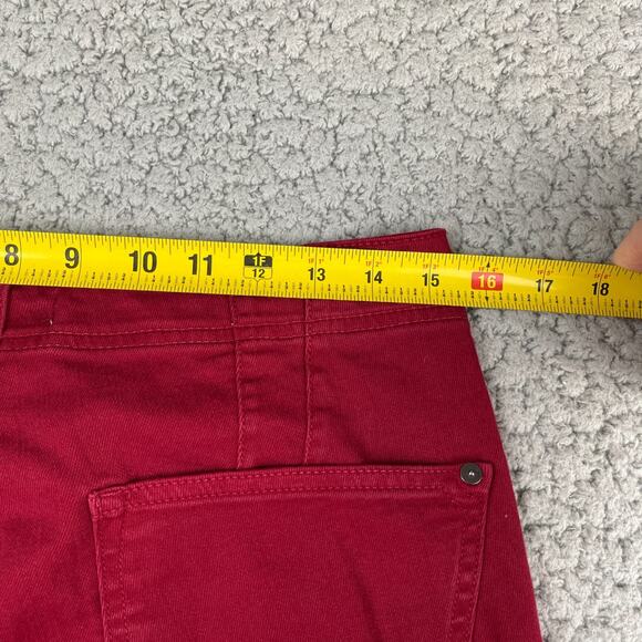 Pilcro and the Letterpress Anthropologie High Rise Skinny Button Fly Pants 29 - Picture 7 of 10